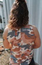 Load image into Gallery viewer, Almond Camo Tank